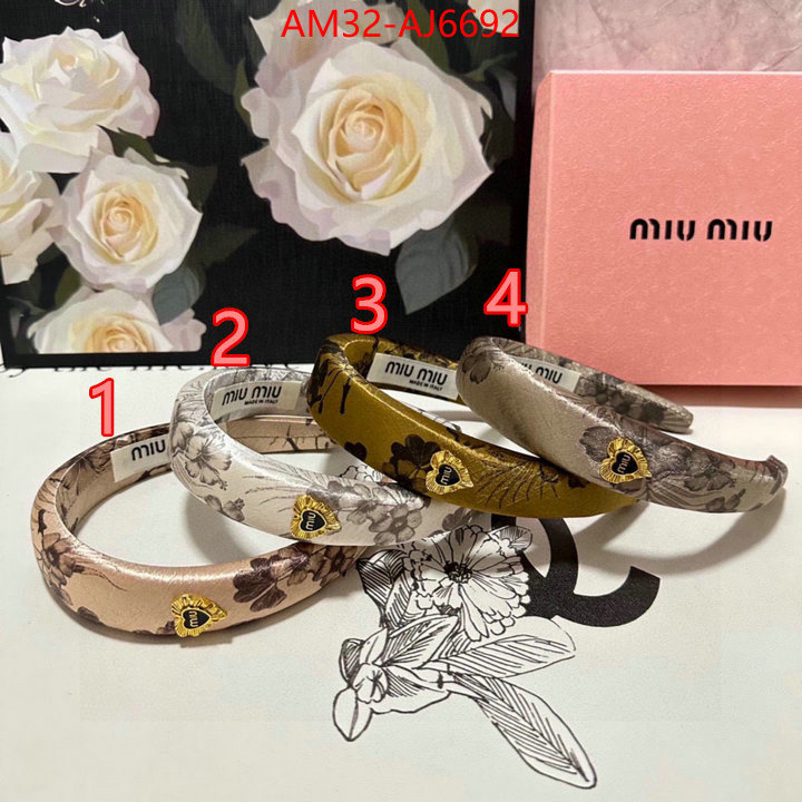 Hair band-MIU MIU replica designer ID: AJ6692 $: 32USD