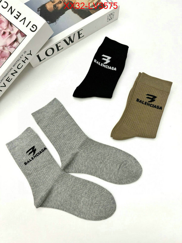 Sock-Balenciaga mirror copy luxury ID: LV3575 $: 32USD