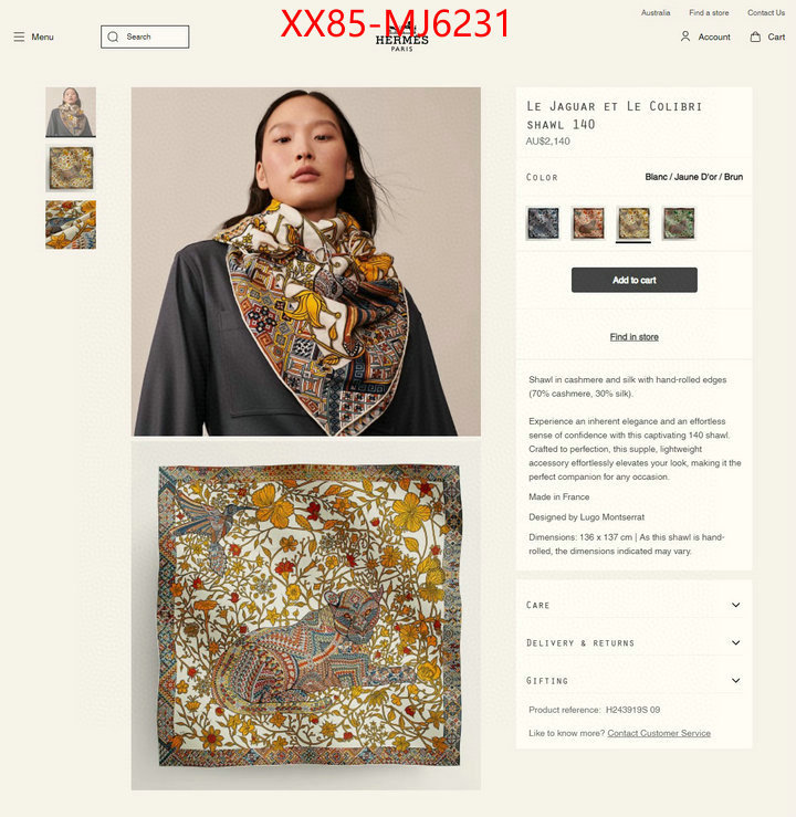 Scarf-Hermes best knockoff ID: MJ6231 $: 85USD