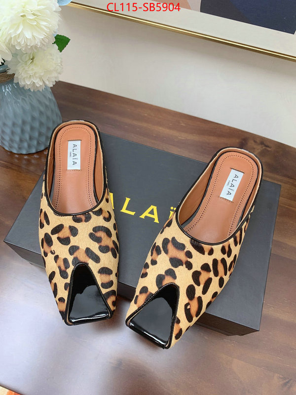 Women Shoes-ALAIA top designer replica ID: SB5904 $: 115USD