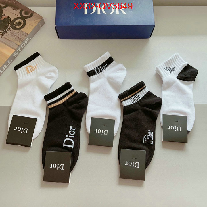 Sock-Dior cheap high quality replica ID: QV3649 $: 32USD