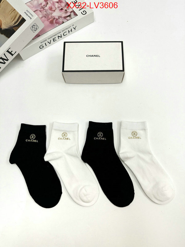 Sock-Chanel buy cheap ID: LV3606 $: 32USD