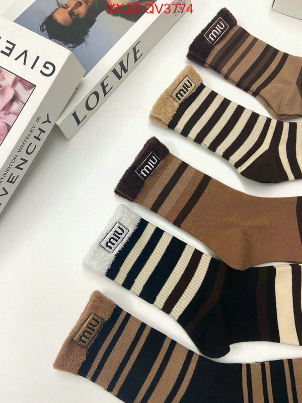 Sock-Miu Miu the best affordable ID: QV3774 $: 32USD