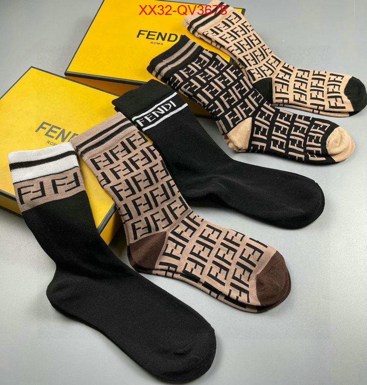 Sock-Fendi high quality aaaaa replica ID: QV3678 $: 32USD