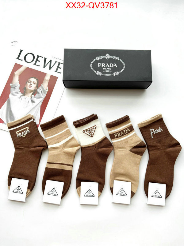 Sock-Prada buy the best high quality replica ID: QV3781 $: 32USD