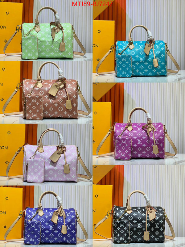 LV Bags(4A)-Speedy- aaaaa replica ID: BJ7247 $: 89USD,