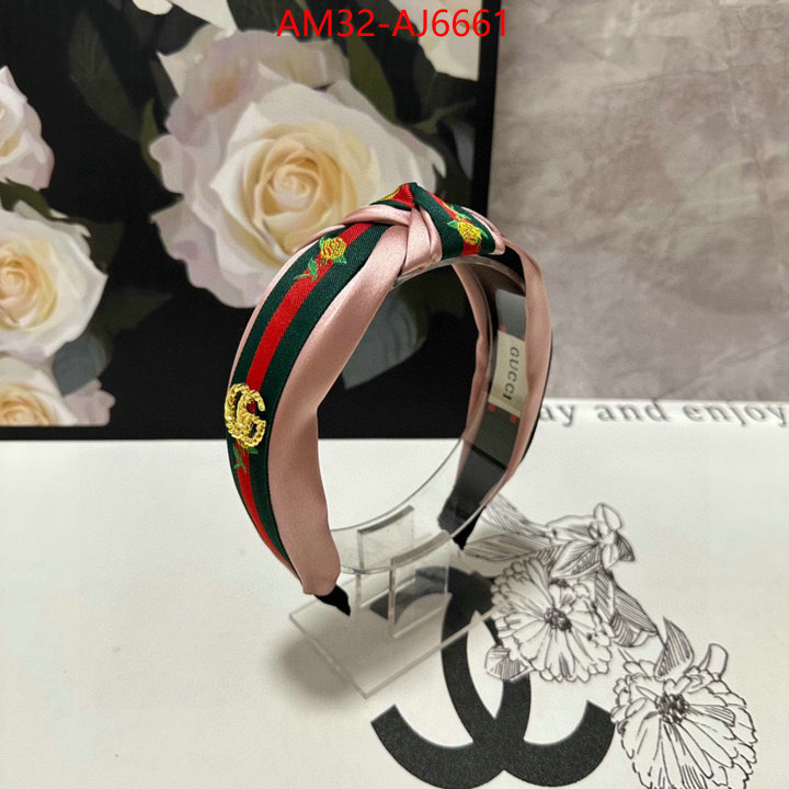 Hair band-Gucci shop cheap high quality 1:1 replica ID: AJ6661 $: 32USD