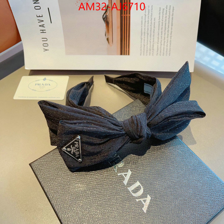 Hair band-Prada best designer replica ID: AJ6710 $: 32USD