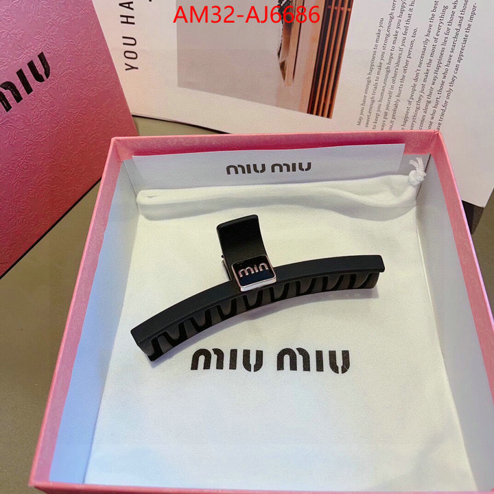 Hair band-MIU MIU aaaaa+ replica designer ID: AJ6686 $: 32USD