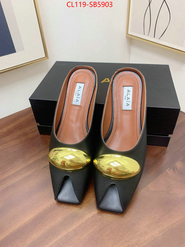 Women Shoes-ALAIA knockoff highest quality ID: SB5903 $: 119USD