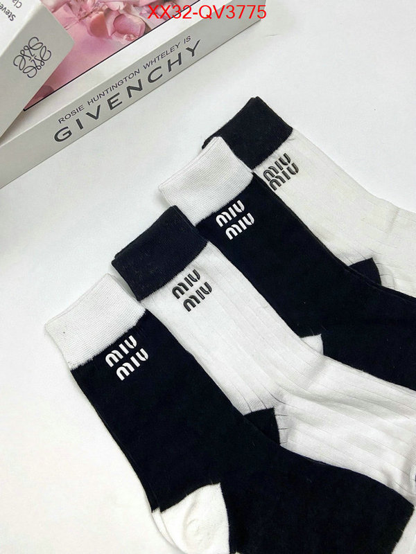 Sock-Miu Miu where can i buy the best 1:1 original ID: QV3775 $: 32USD