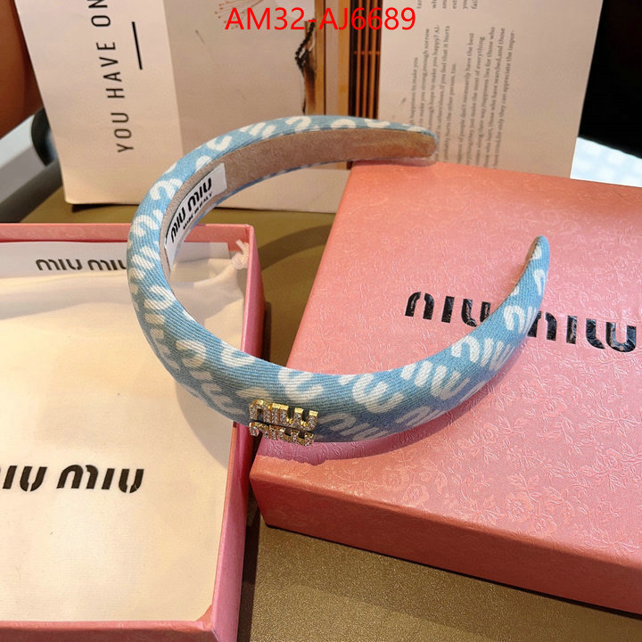 Hair band-MIU MIU high quality replica ID: AJ6689 $: 32USD