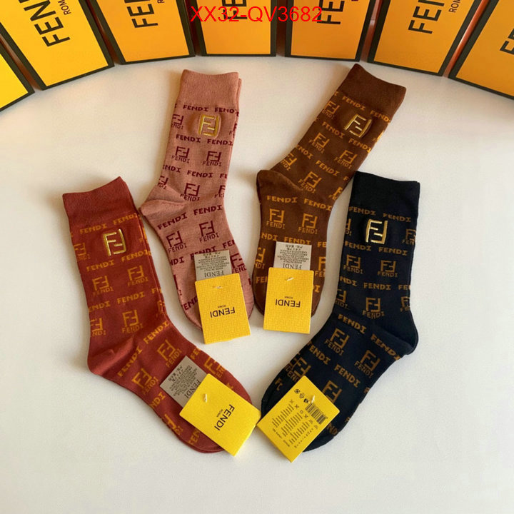 Sock-Fendi counter quality ID: QV3682 $: 32USD