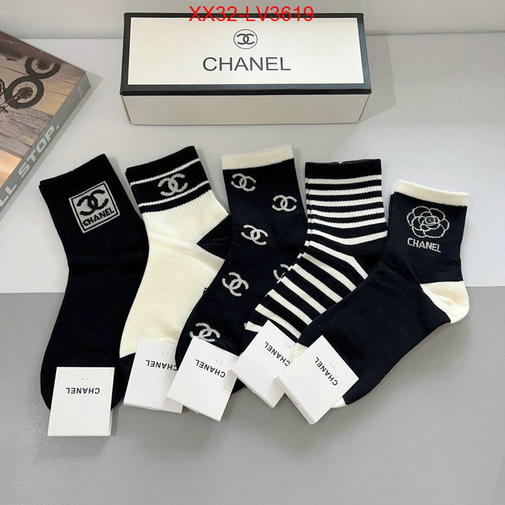 Sock-Chanel best quality replica ID: LV3619 $: 32USD