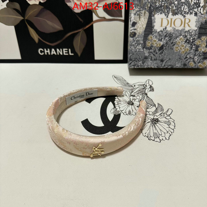 Hair band-Dior luxury fashion replica designers ID: AJ6613 $: 32USD