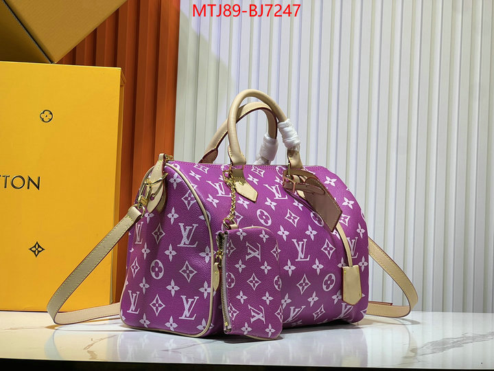 LV Bags(4A)-Speedy- aaaaa replica ID: BJ7247 $: 89USD,