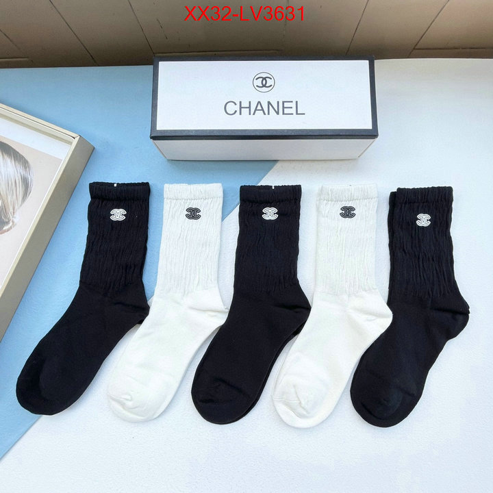 Sock-Chanel copy ID: LV3631 $: 32USD