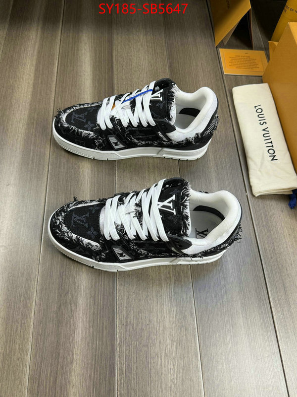 Men Shoes-LV how to start selling replica ID: SB5647 $: 185USD