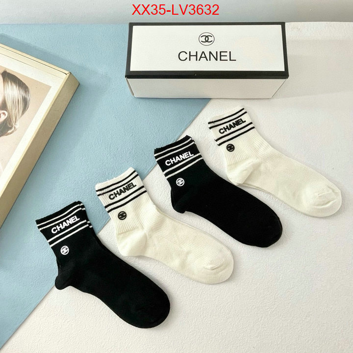 Sock-Chanel sale outlet online ID: LV3632 $: 35USD