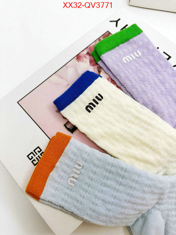 Sock-Miu Miu what is a counter quality ID: QV3771 $: 32USD