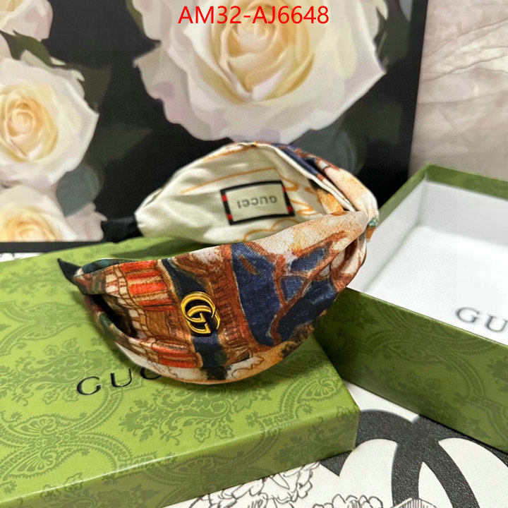 Hair band-Gucci luxury ID: AJ6648 $: 32USD