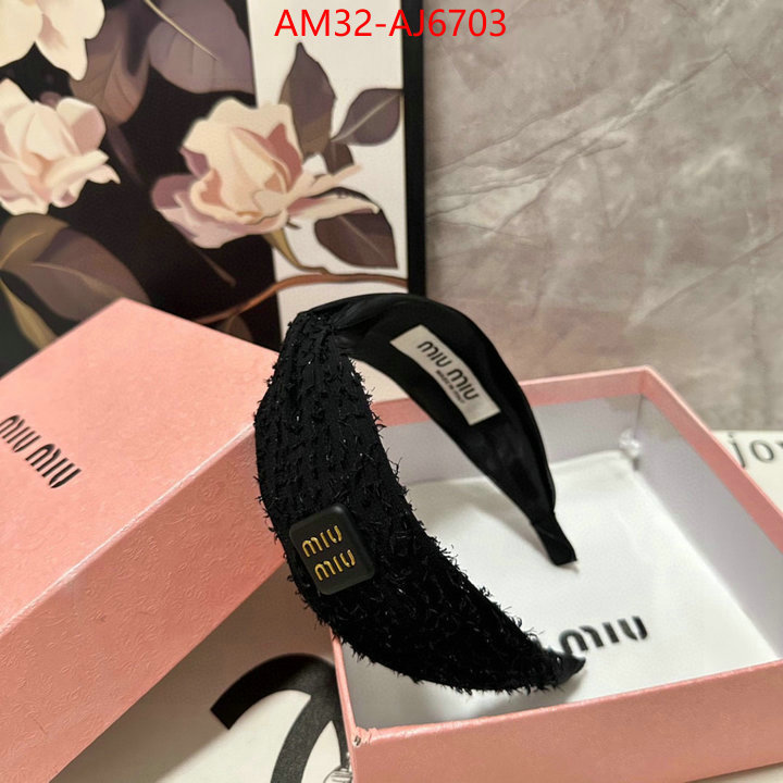 Hair band-MIU MIU how to start selling replica ID: AJ6703 $: 32USD