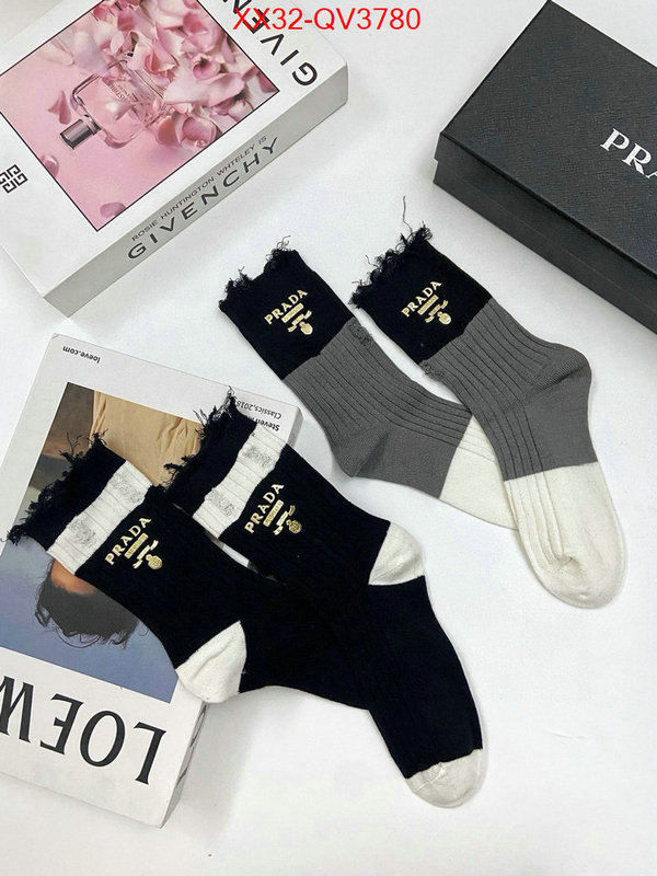 Sock-Prada from china ID: QV3780 $: 32USD