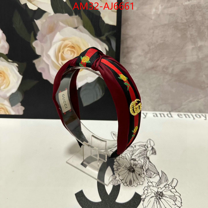 Hair band-Gucci shop cheap high quality 1:1 replica ID: AJ6661 $: 32USD