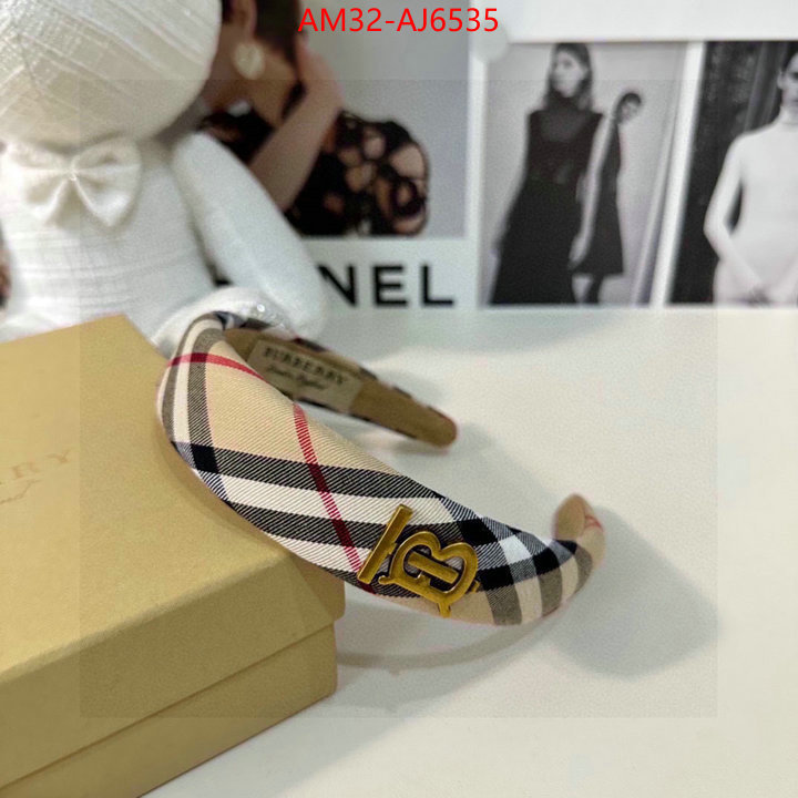 Hair band-Burberry where can i find ID: AJ6535 $: 32USD