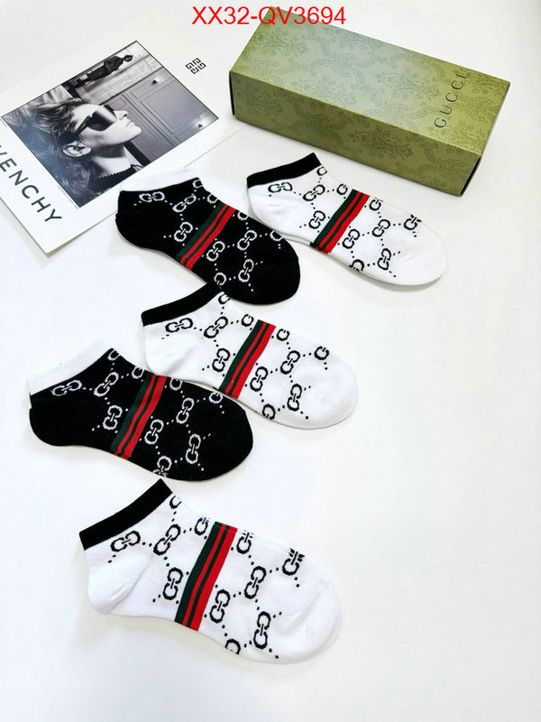 Sock-Gucci top quality fake ID: QV3694 $: 32USD