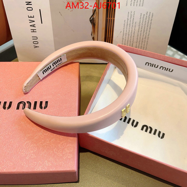 Hair band-MIU MIU wholesale designer shop ID: AJ6701 $: 32USD