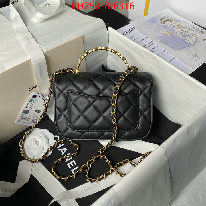 Chanel Bags(TOP)-Crossbody- mirror copy luxury ID: BJ6316 $: 259USD,