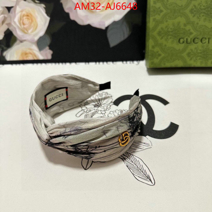 Hair band-Gucci luxury ID: AJ6648 $: 32USD