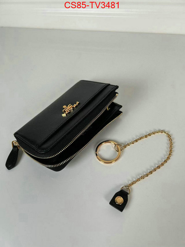 Prada Bags(TOP)-Wallet where to find best ID: TV3481 $: 85USD,