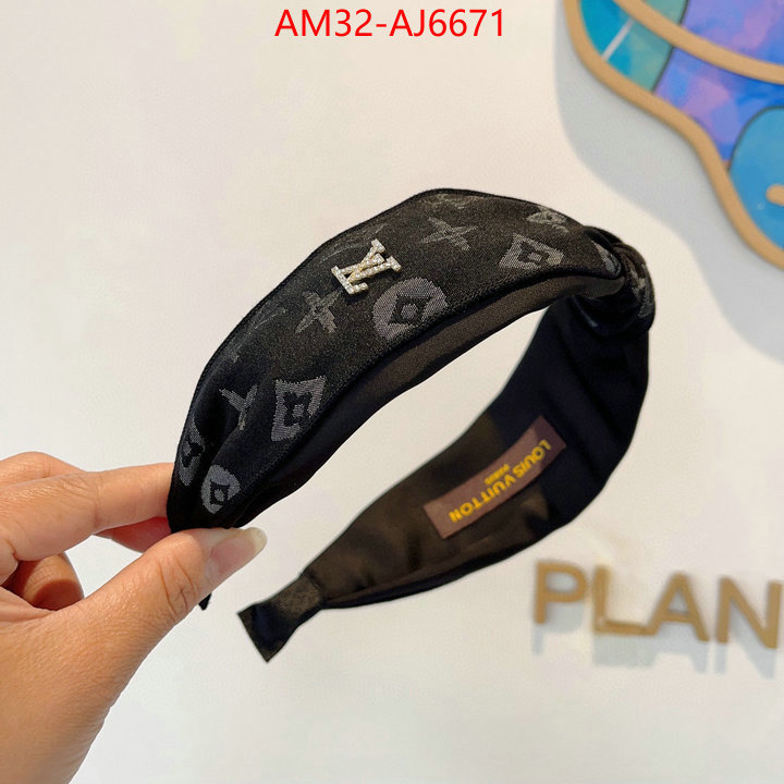 Hair band-LV fake cheap best online ID: AJ6671 $: 32USD