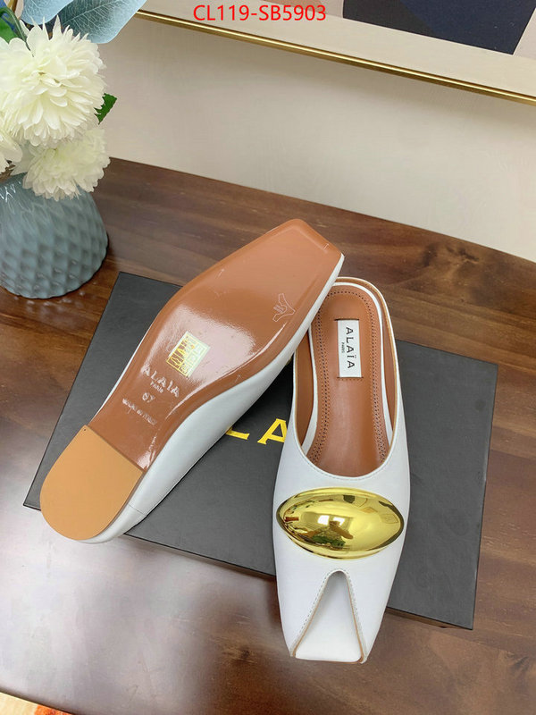 Women Shoes-ALAIA knockoff highest quality ID: SB5903 $: 119USD