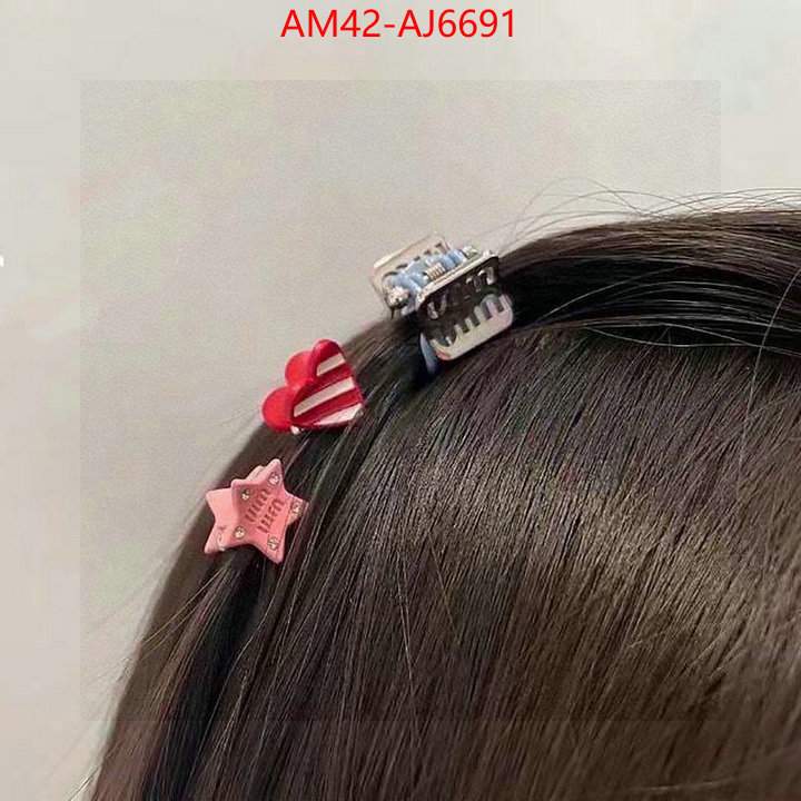 Hair band-MIU MIU 2024 replica wholesale cheap sales online ID: AJ6691 $: 42USD