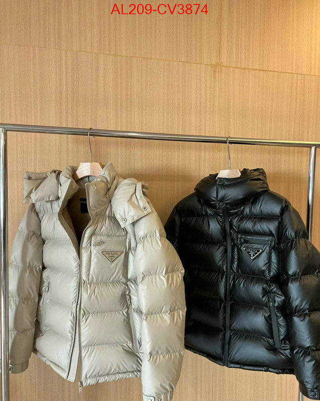 Down jacketMen-Prada where to buy the best replica ID: CV3874 $: 209USD