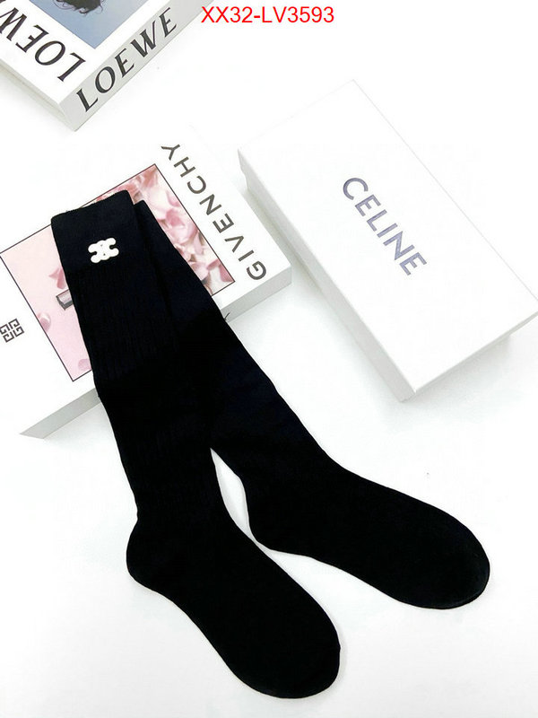 Sock-CELINE buy cheap ID: LV3593 $: 32USD