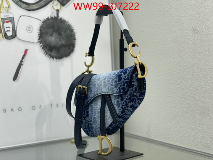 Dior Bags(4A)-Saddle- aaaaa replica designer ID: BJ7222 $: 99USD,