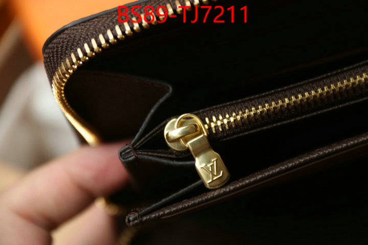 LV Bags(TOP)-Wallet aaaaa+ class replica ID: TJ7211 $: 89USD,