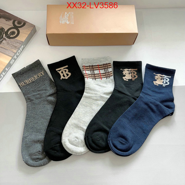 Sock-Burberry shop the best high authentic quality replica ID: LV3586 $: 32USD