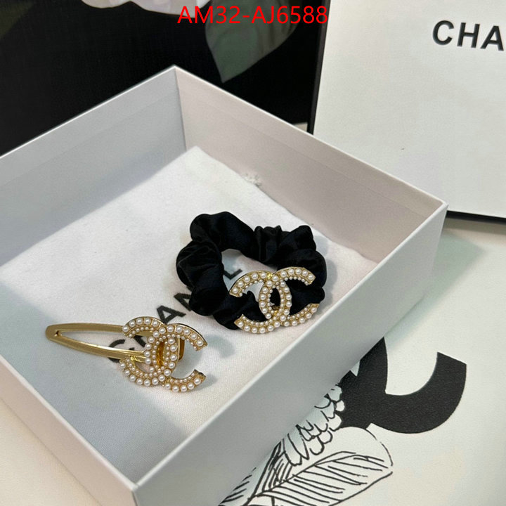 Hair band-Chanel how quality ID: AJ6588 $: 32USD