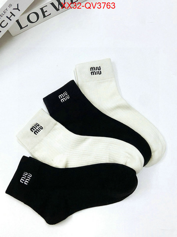 Sock-Miu Miu cheap replica ID: QV3763 $: 32USD