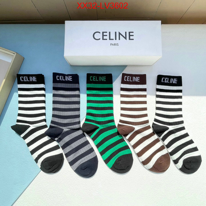 Sock-CELINE china sale ID: LV3602 $: 32USD