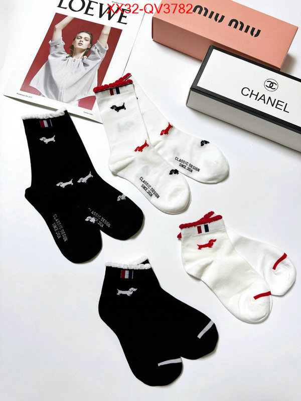 Sock-Thom Browne where to buy the best replica ID: QV3782 $: 32USD