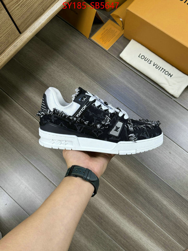 Men Shoes-LV how to start selling replica ID: SB5647 $: 185USD