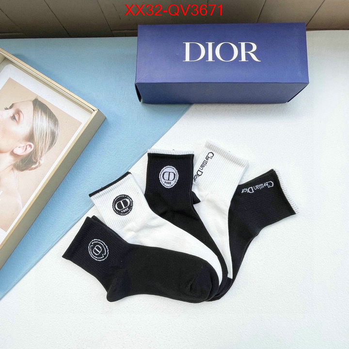 Sock-Dior replica 1:1 high quality ID: QV3671 $: 32USD