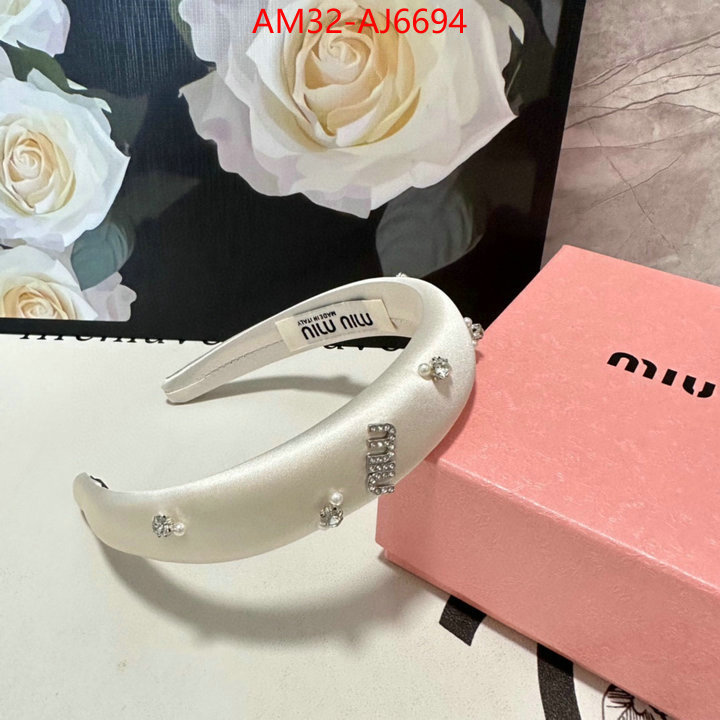 Hair band-MIU MIU new ID: AJ6694 $: 32USD