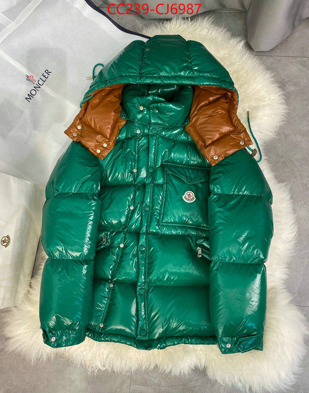 Down jacket Men-Moncler top quality replica ID: CJ6987 $: 239USD